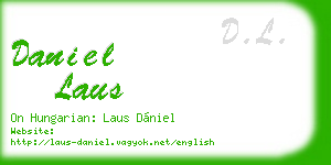 daniel laus business card